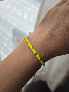 NWT jade FP x Sun Moon Rain Bracelet in the neon green peridot colorway
